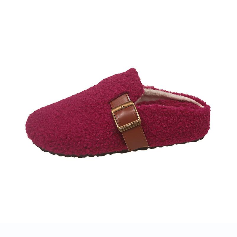 Mao Mao shoes wear 22 years of new gentle fairy wind Doudou shoes winter velvet cotton mop