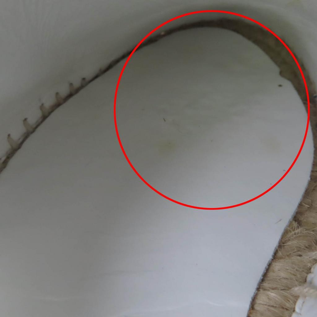 Great CHANEL Leather Shoes COCO Mark Tweed Espadrilles Blue Women 35 G34546 Used