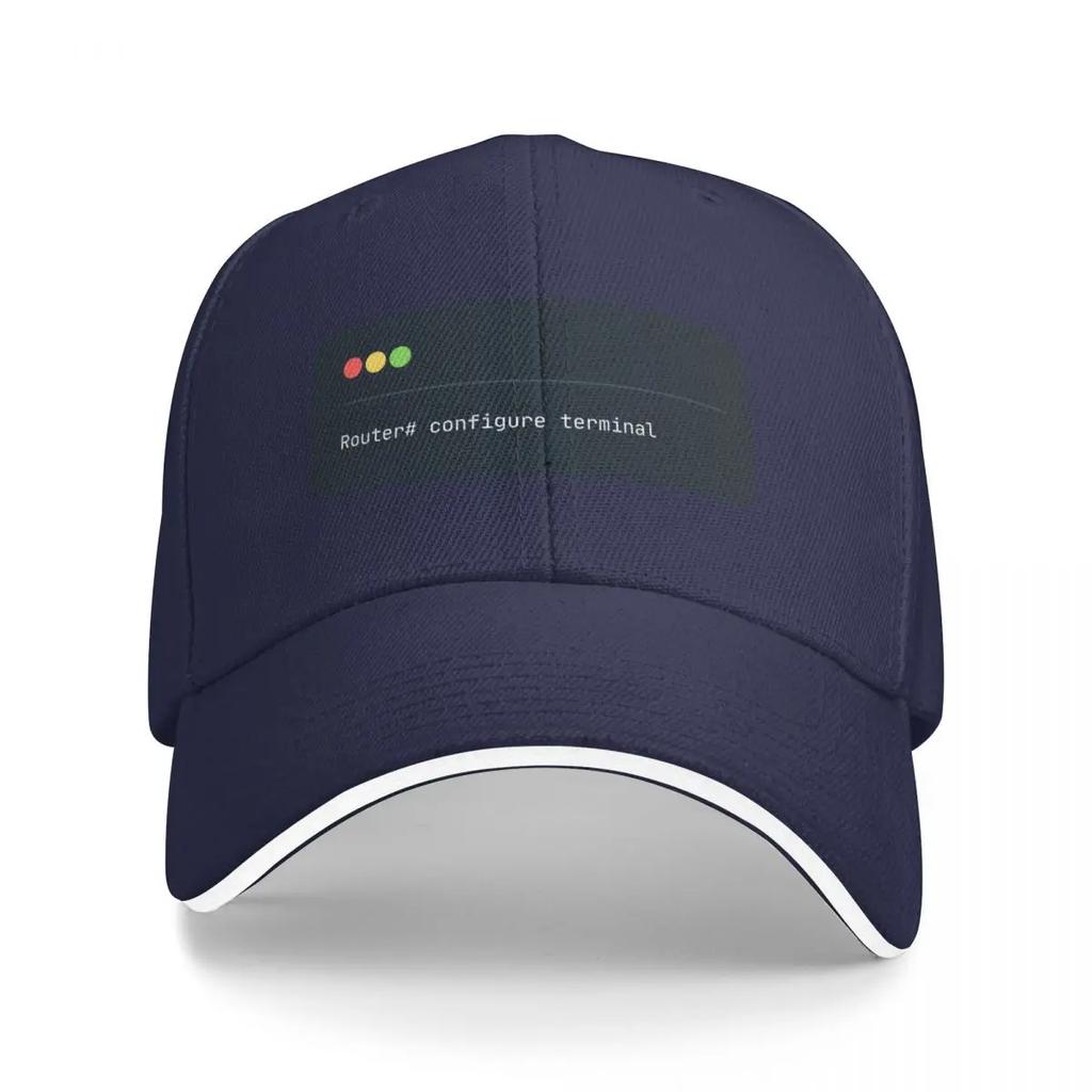 configure terminal  Cisco CLI Baseball Cap birthday Uv Protection Solar Hat mens big size hat Sun Hats For Women Mens