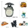 Kawaii Resin My Neighbor Totoro Model With Bus And Leaf Design For Home Decor