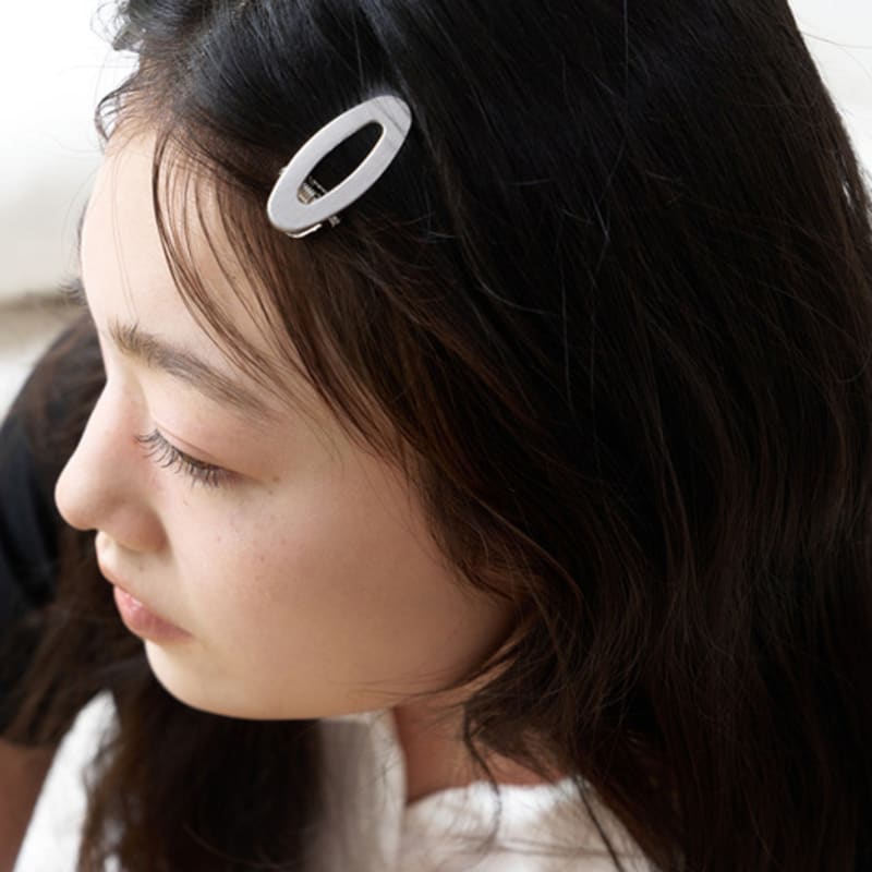 FANTASTIC PLANET [2SET] Metal Ellipse Hair Pin