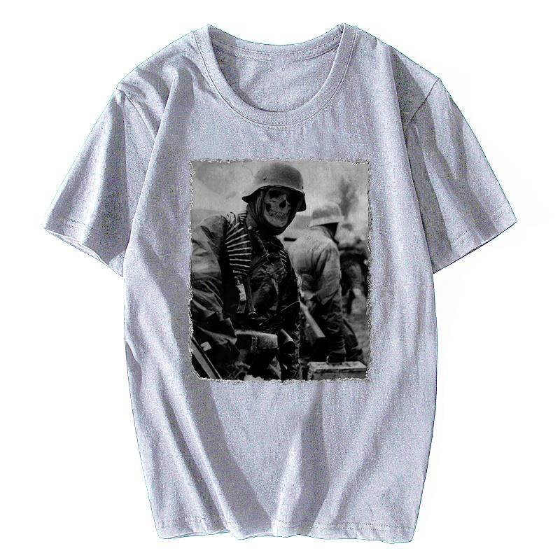 

Важка Німеччина Бельгія Арденни 1944 Німецький Солдат Футболка. Літня бавовняна чоловіча футболка з коротким рукавом і круглим вирізом. Новинка 4XL