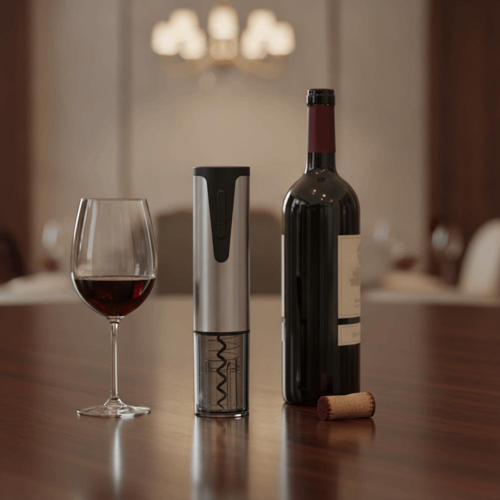 Rechargeable Electric Wine Bottle Opener Long Battery Life Cork Screwer  Restaurant