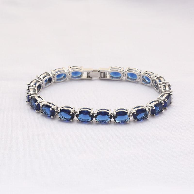 Rose Gold Bracelet for Women Bangles Ins Hot Sale Fine Jewelry Multicolor Fashion Popular Water AAA Zircon Bracelets