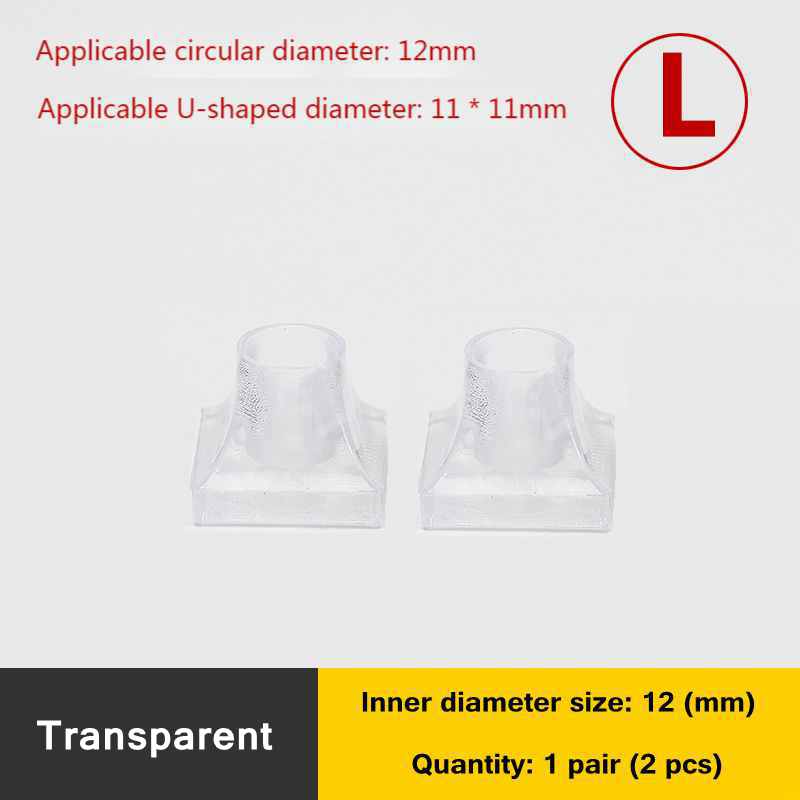 NEW 2Pcs Woman High Heels Shoe Covers Square TPU/PVC Material Soft Damping Heel Protector Silencer Non-slip Heel Protector