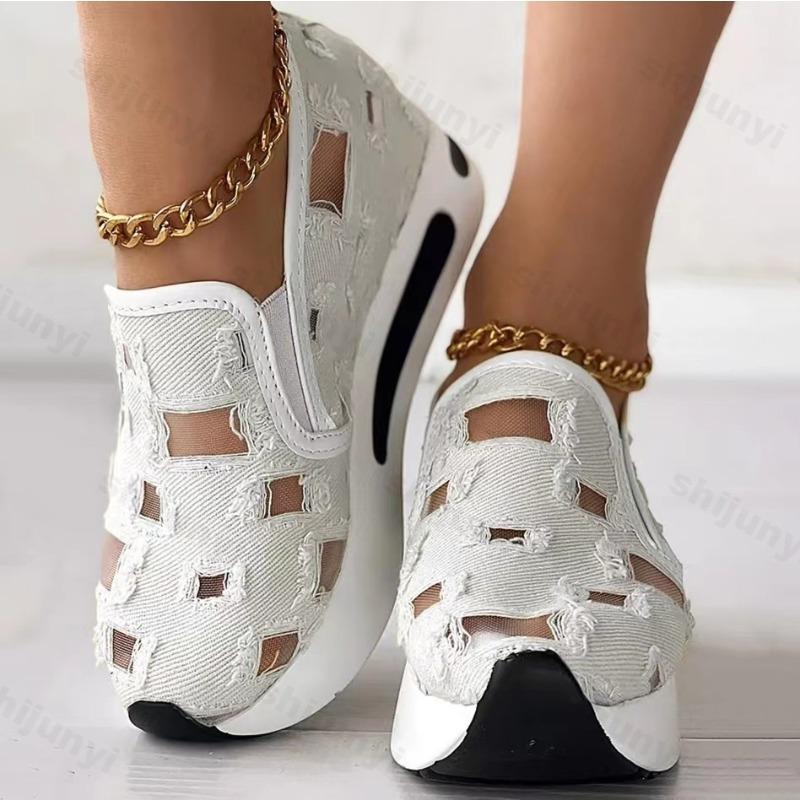 Fashion Autumn Women Casual Sneakers 2025 Fashion Platform Non Slip Thick Sole Sports Shoe Comfortable Casual Sports Shoes Zapatos Mujer