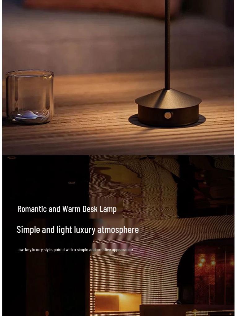 American Style LED Night Light - Creative Decorative Bedside Lamp for Restaurant or Study