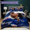 Michael Olise Pattern Bedding uilt Set uilt Cover Pillowcase Home Decoration Birthday Gift (1 * duvet cover + 2 * pillowcase without core)