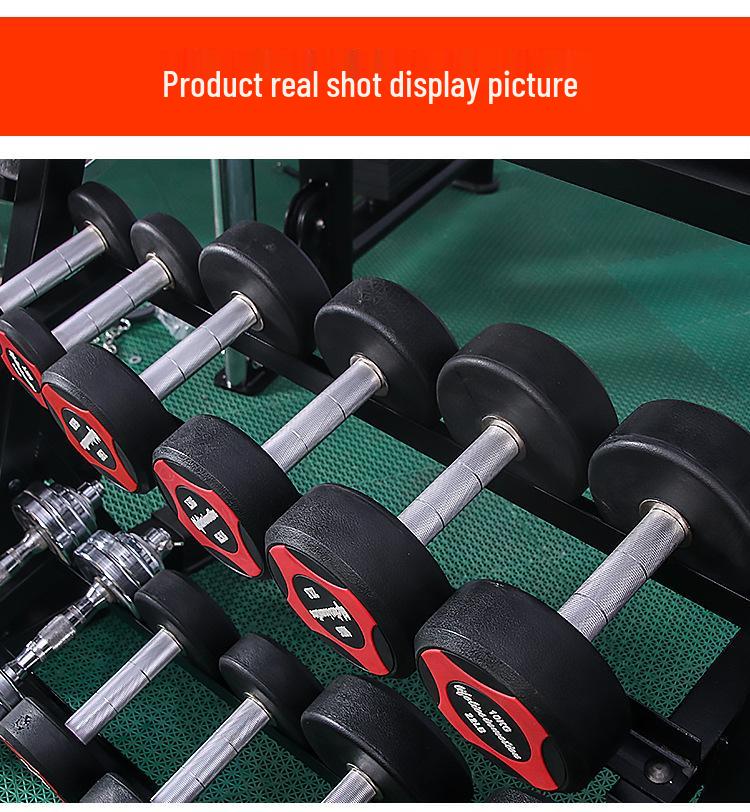 Baisheng Multi-functional Three-Tier Dumbbell & Kettlebell Gym Rack