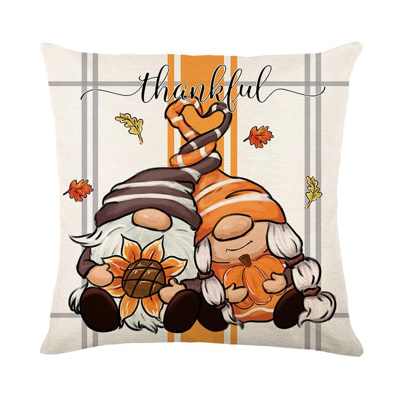 Autumn New Home Floral Print Pillow Case Holiday Gift Nap Sofa Car Gift Pillow