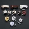 10 Stuks 3-in-1 Meubel Kast Planken Beugel met Schroef Boekenkast Ondersteuningsbeugel Cam Connector Hardware Bevestigingsbeslag