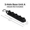5/7Pcs Color-Coded Pressure Washer Nozzles Kit, 1/4" Quick Connect Spray Tips with Holder Base for Car Home Cleaning