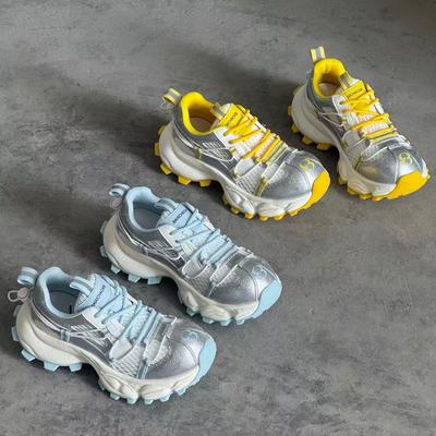 Polished Retro Dad Shoes Women's Tide Spring Summer New Mesh Breathable Lightweight Thick-soled Casual Sports Shoes