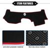 Dashboard Cover Protector Mat for Cadillac CTS 2004-2009 Polyester Black Red New