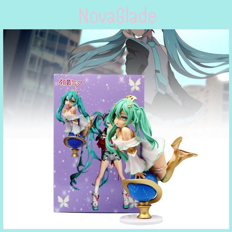 Stunning Hatsune Miku Figurine With Globe Design Perfect For Collectors And Fans