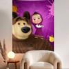 Cartoon MMasha And The BBear Hanging Bohemian Tapestry Bohemian Wall Tapestries Mandala Cheap Hippie Wall Hanging