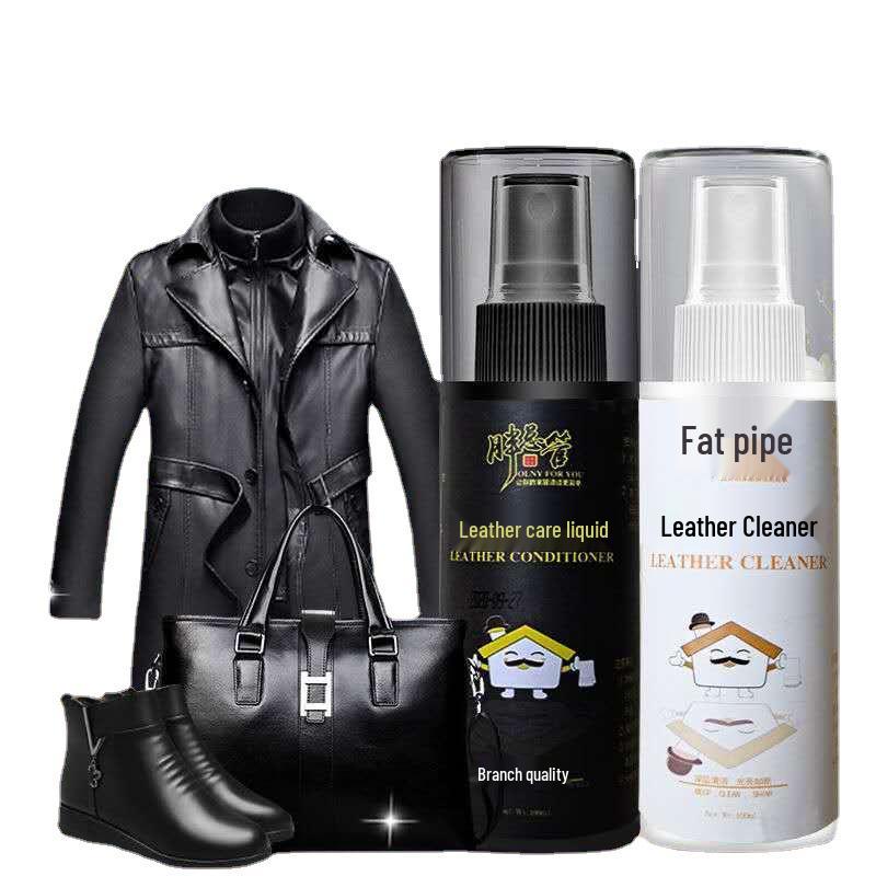 Genuine Leather Care & Maintenance Spray - Cleans, Brightens, Nourishes, and Protects All Leather Goods.