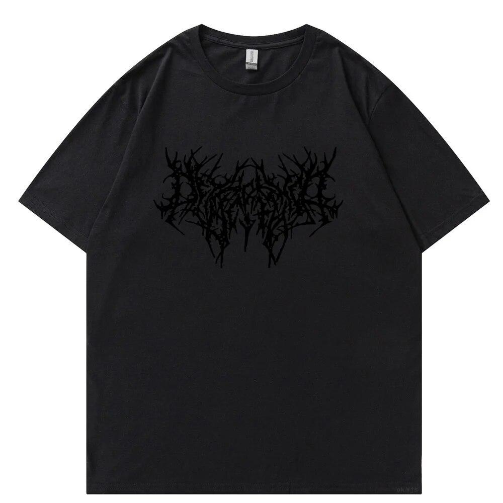 Готическая темная футболка унисекс WoUnisex Футболка большого размера Панк черная одежда — фото 7