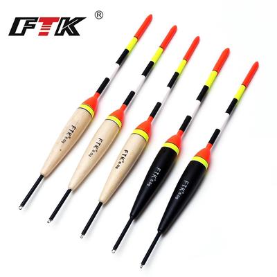 FTK 5 peças Barguzinsky Fir Amarelo com Preto 10 peças/lote Pesca Flutuante Comprimento 15,5-17 cm Peso do flutuador 2g-6g