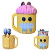Smile Face Ice Cream Cup Holder Reusable Insulated Ice Cream Pint Sleeve