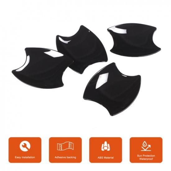 Glossy Piano Black Exterior Door Bowl Trim For Honda Pilot 23+/Passport 2026