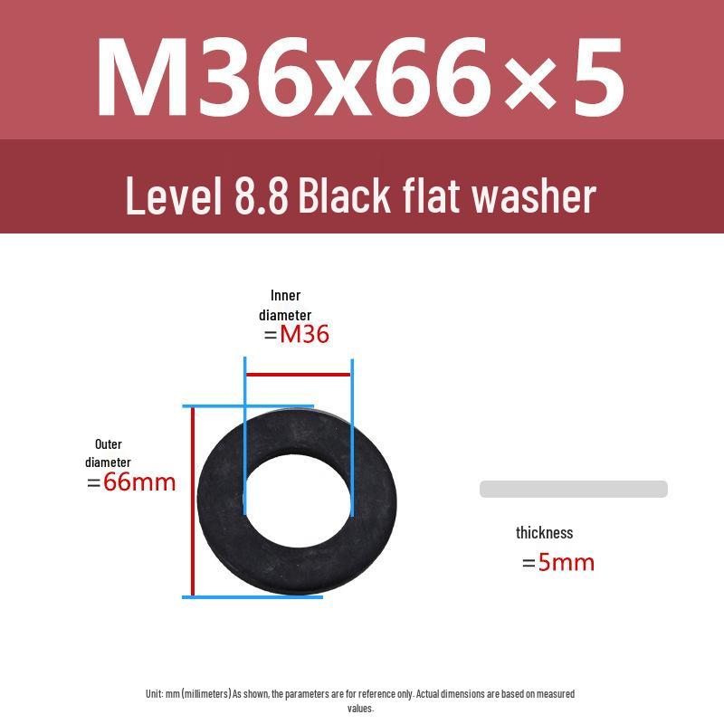High-Strength Carbon Steel Flat Washer M3-M36