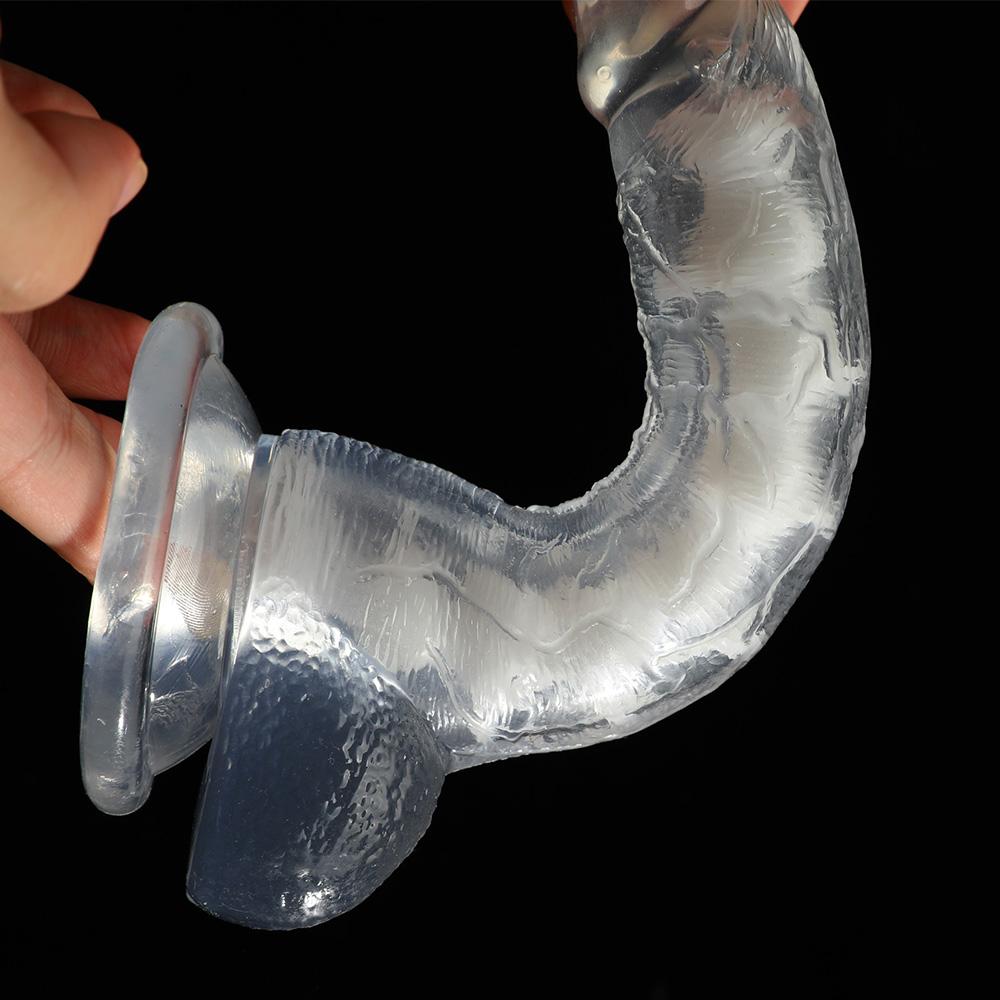 Realistic Dildos for Women Reusable Clear Dildos for G-spot Stimulation Dildos Sex Toys with Suction Cups Female Dildos