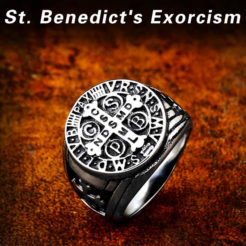 2025 Neues Design 316L Edelstahl Hochglanz Religiöser Herrenring CSSML Modeschmuck Geschenk