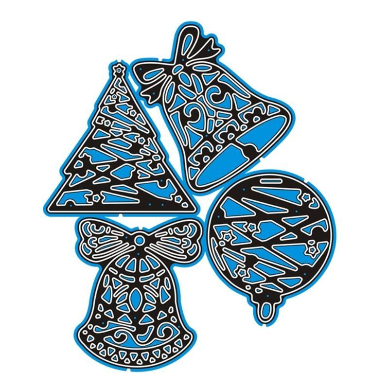 Christmas Bells Tree Metal Cutting Die Christmas Party Stocking Fillers China Mainland