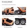 1: 32 Conqueror SUV Mini Toy Car Simulation Alloy Off-Road 8 Wheel Car Inertial Model Sound Lightweight Children's Birthday Gift