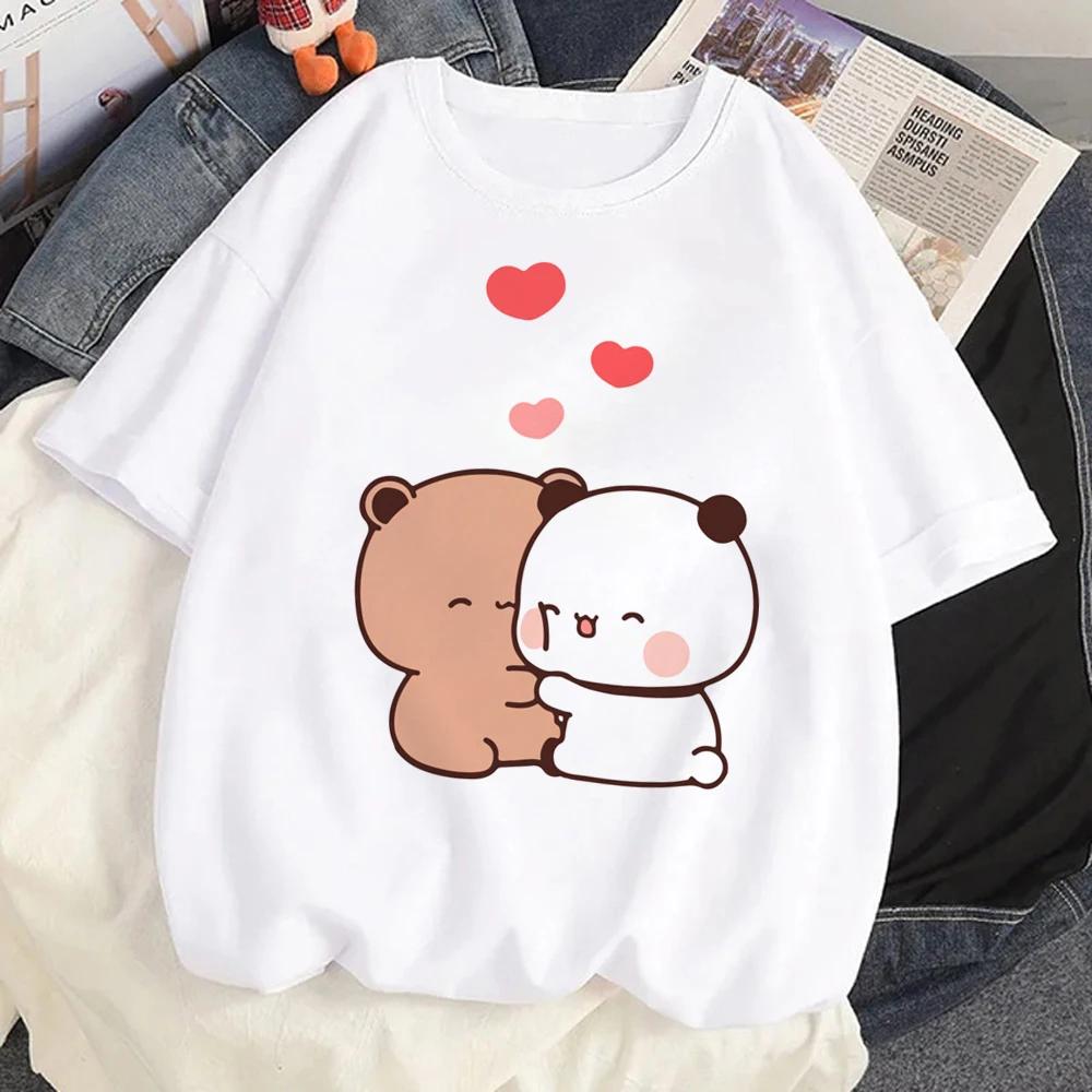 Bubu Dudu T Shirt Women Kawaii Cartoon Cotton Punk Funny T-shirt Hip Hop Unisex Streetwear Harajuku Anime Tshirt Female Clothing