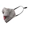 Animal Puppy Funny Mouth Anti-Haze Dustproof Adult Digital Print Protective Mask