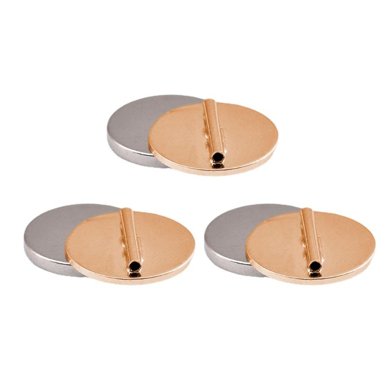 1/3Pcs Strong Brooch Converter Pin Keepers, Harmless Clothing Magnet Buckle for Tie & Clothing Brooch Adapter