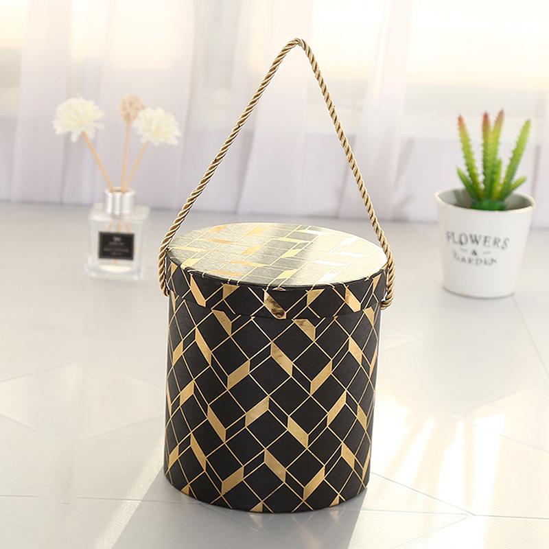 Mini Gift Box Lid Hug Bucket Vase Replacement Packaging Boxes For Gifts Flowers