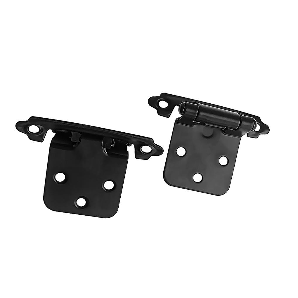 20pcs Self Close Cabinet Door Hinge Kitchen Cupboard Flush Spring Hinge Wardrobe Kitchen Cabinet Antique Furniture Hardware