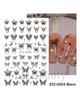 Laser Nail Stickers Butterfly Heart Star Design Adhesive Slider Decals Nail Art Stickers Manicure Decorations