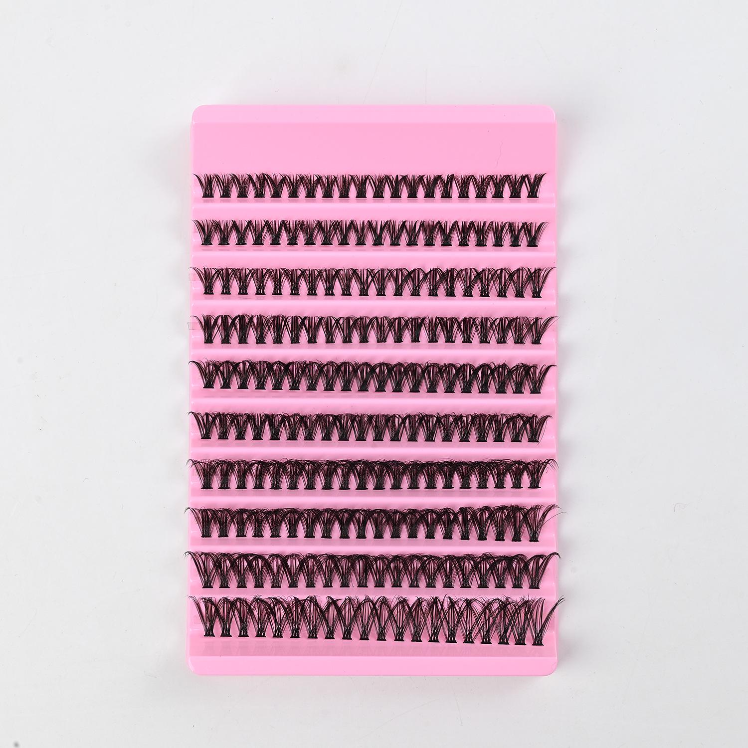 40D Natural Fluffy Long Individual False Eyelashes - Fox-Like Style