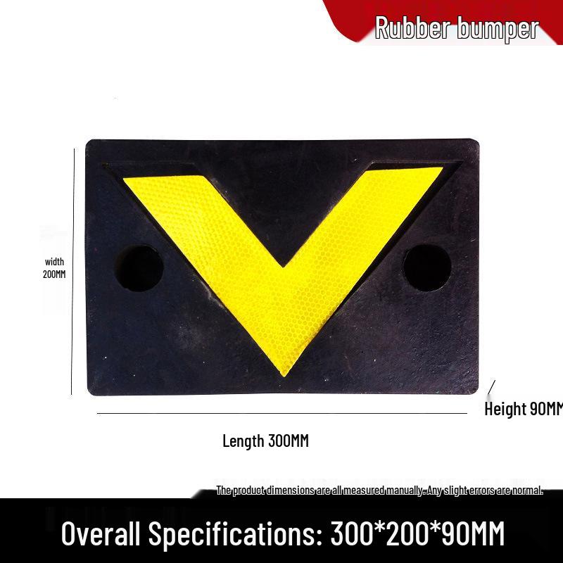 Thickened Rubber Anti-collision Strip: Corner Wall Edge Padding for Docks and Trucks