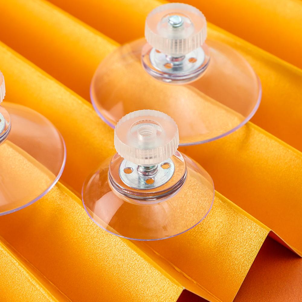 5pcs 30/40/50MM Mushroom Head Clear Suction Cups Knurled Nut Strong Vacuum Suckers PVC Kitchen Bathroom Window Wall Car Hooks