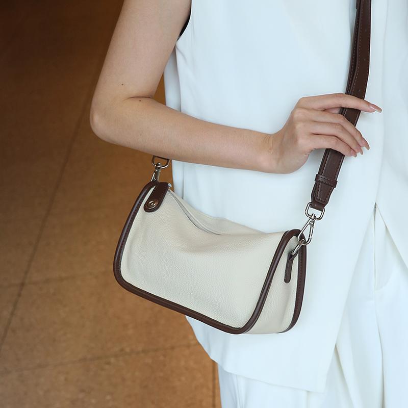 Genuine Leather Bags for Women Shoulder Crossbody Bag Small Bags for Ladies Simple Design