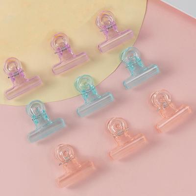 Klarer Acryl Büroklammer mit langem Schwanz für Studenten - Ideal zum Organisieren von Papieren, Tests und Belegen