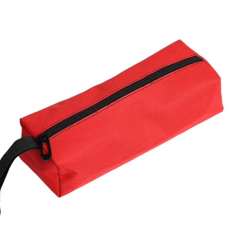 Multifunctional Hand Tool Organizer Bag Thick Canvas Storage with Zipper for Small Tools Wrench Screwdriver Portable
