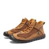 Hand-stitching Breathable Leather Shoes Men Casual Ankle Boots Shoe Retro Soft Zapatos Hombre  Sneakers  Luxury  Designer