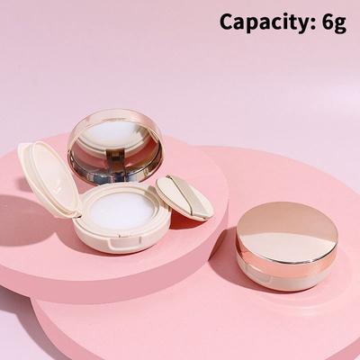 6g Empty Air Cushion Puff Box Portable Cosmetic Makeup Case Container With Powder Sponge Mirror For BB Cream Foundation'