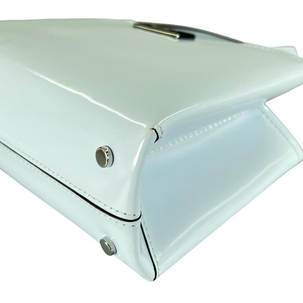 Kate Spade Sam Icon Shoulder Bag Handbag Leather Light Blue Women KB1630084 Used