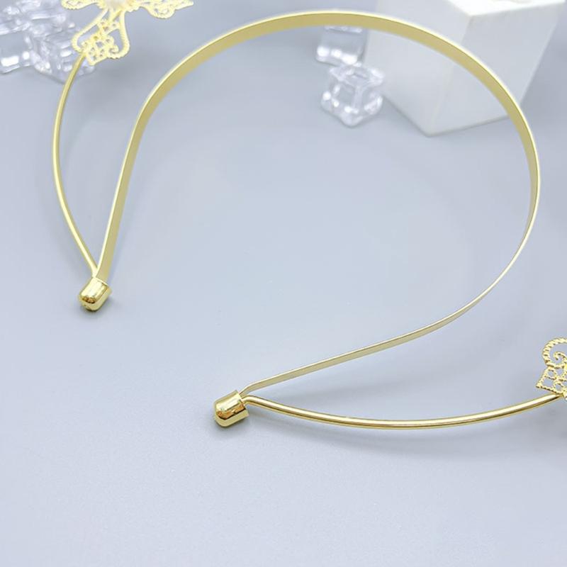Goddess Headpiece Cross Crown Headband for Womens Girls Vintage Headwear Props