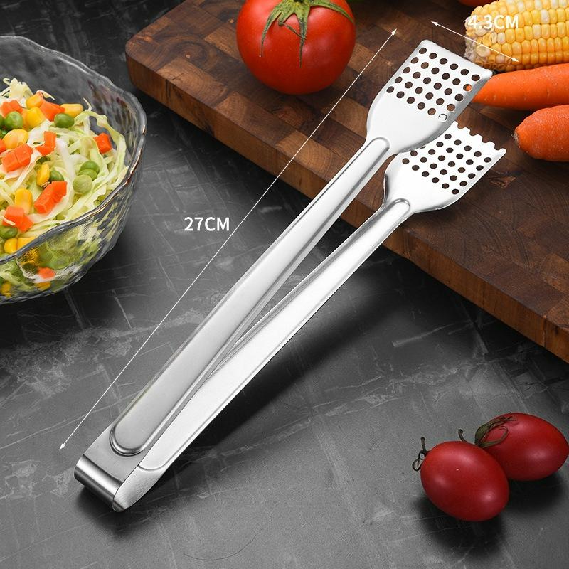 Edelstahl BBQ Lebensmittel Zange Anti Hitze Brot Clip Gebäck Klemme Grill Zange Küche Utensilien Kochen Küche Zubehör