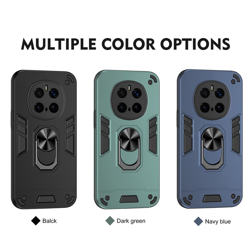 KEYSION Coque Antichoc pour HONOR Magic 7 Pro 5G Silicone+PC Coulissante Protection Caméra Bague Support Housse de Téléphone pour Honor Magic7 Pro