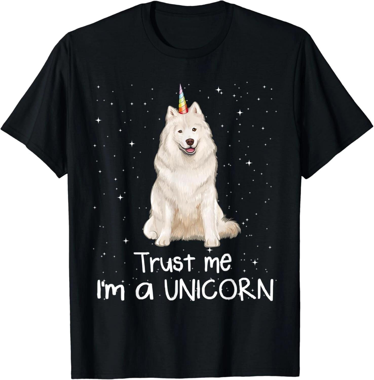 Samoyède Je Suis Un Chien Unicorn Gift Unisex T-Shirt XL