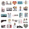 50 New American TV Series Anatomy Grey's Graffiti Stickers Suitcase Laptop Guitar Waterproof Stickers
